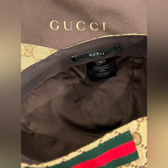 Gucci Original GG canvas baseball hat with Web - Picture 4 of 7
